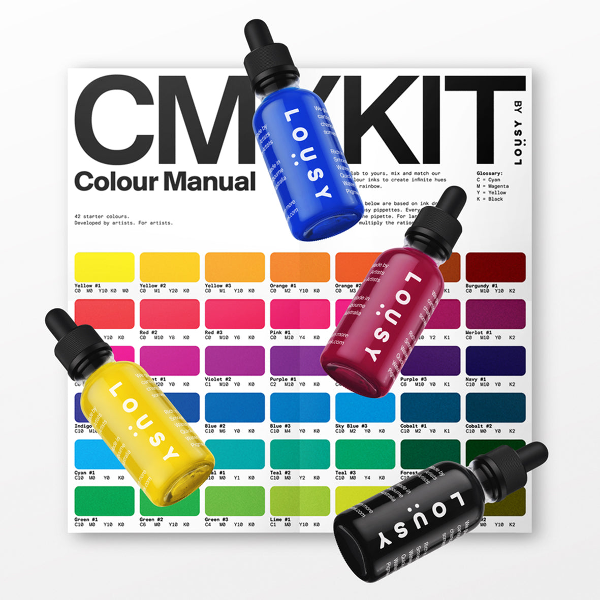 Lousy Ink CMYK Kit