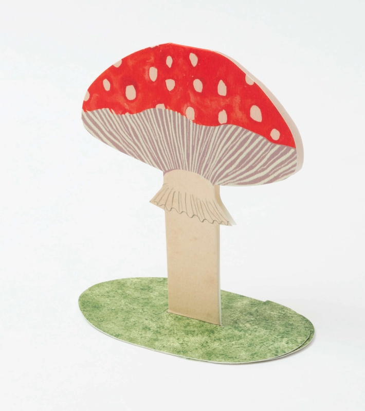 Mushroom Stand up Card