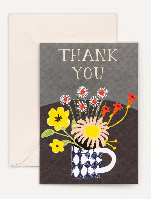 Floral Thank you Card