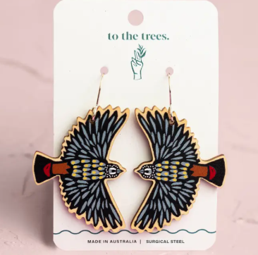 Earring: Spotted Pardalote Large Dangles