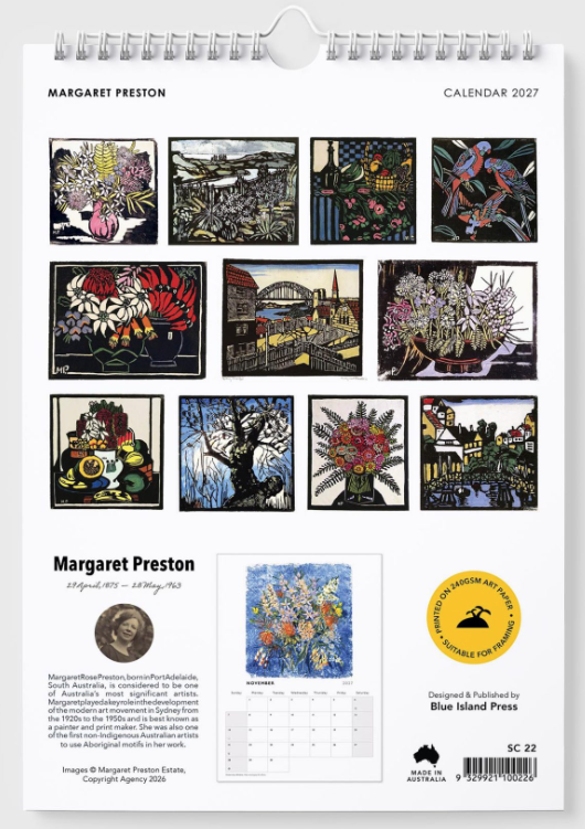 Calendar: Margaret Preston 2027