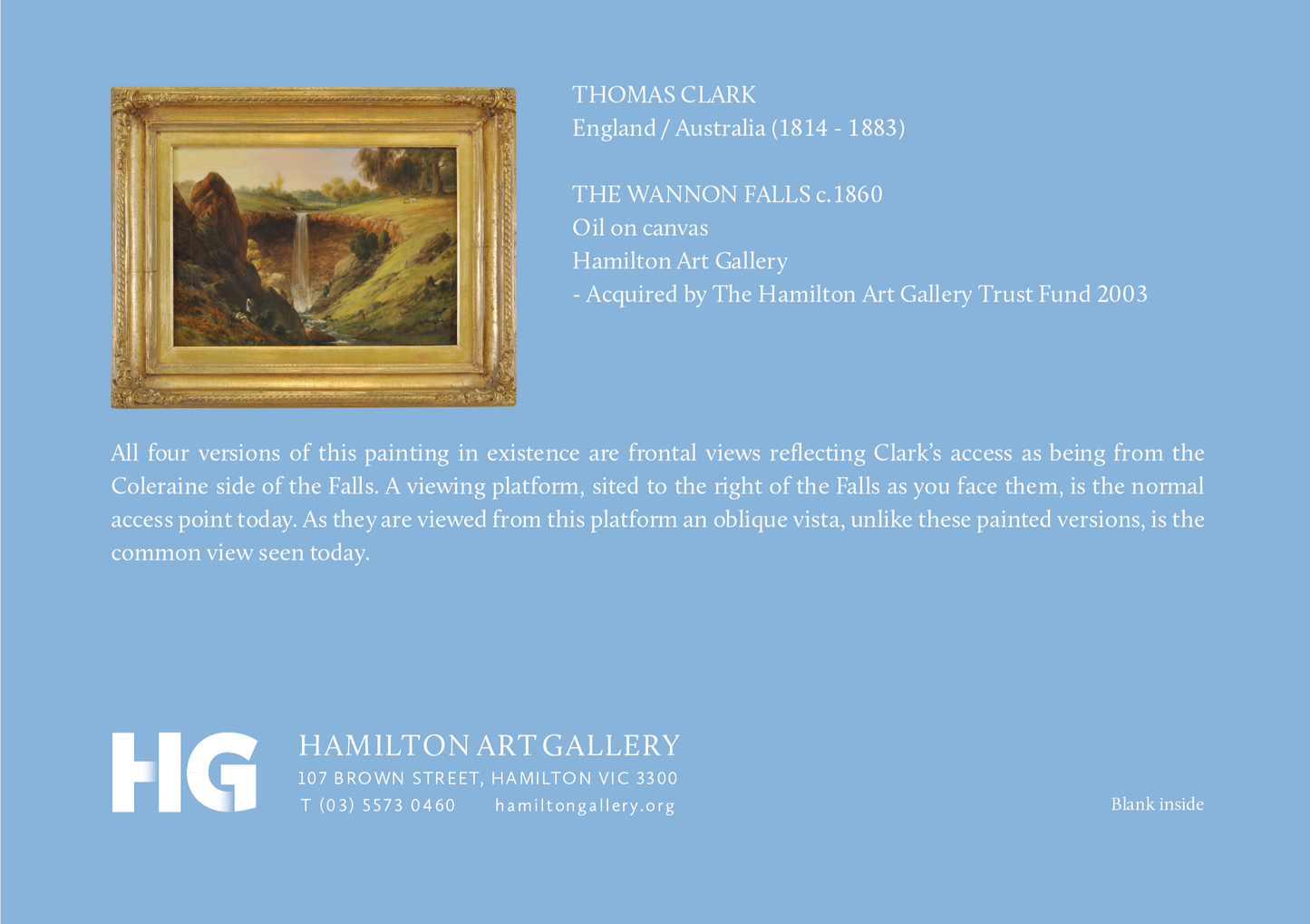 Card: Thomas Clark (Wannon Falls)