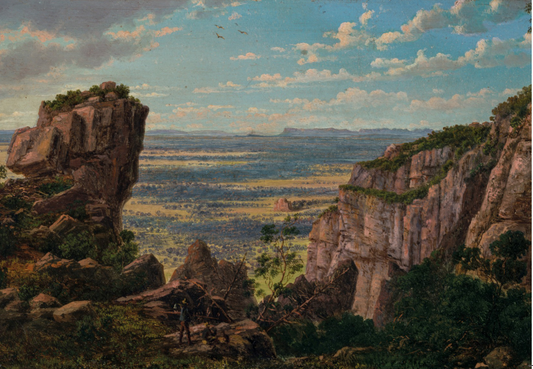 Card: Eugene von Guerard - Mt Arapiles Towards the Grampians