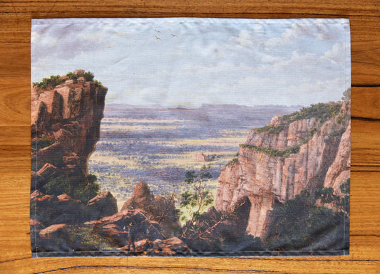 Tea Towels: von Guerard, Mount Arapiles towards the Grampians