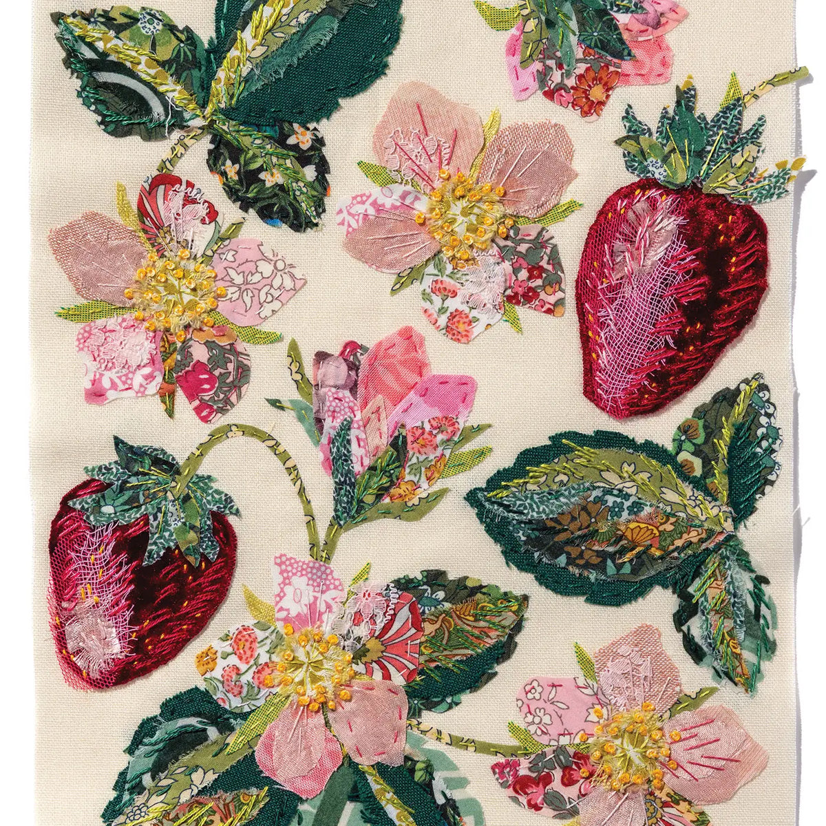 Slow Stitched Strawberry Kit