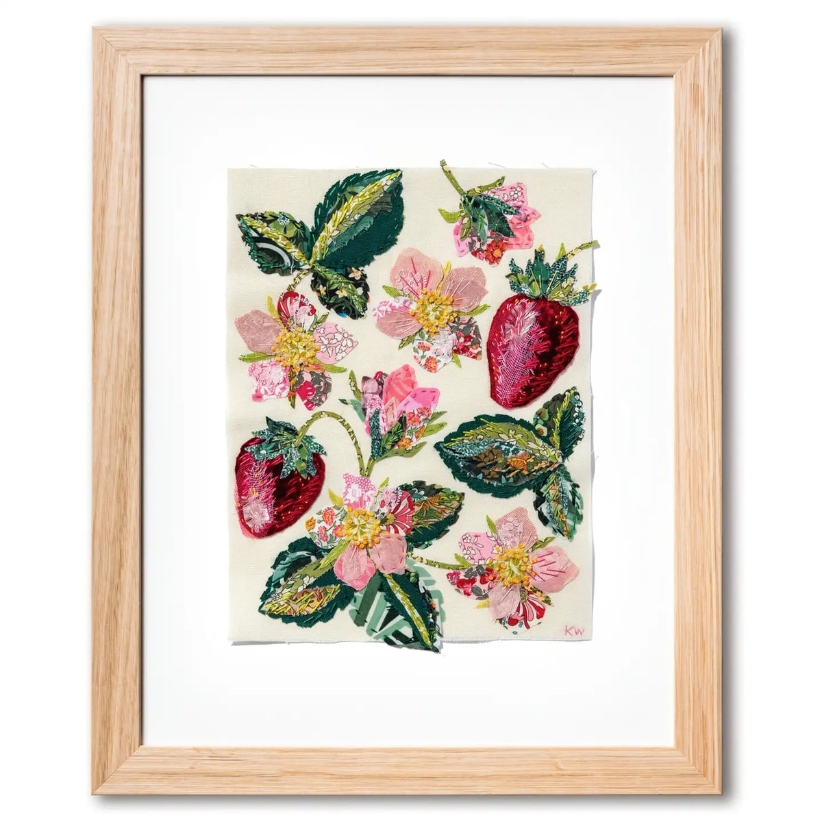 Slow Stitched Strawberry Kit