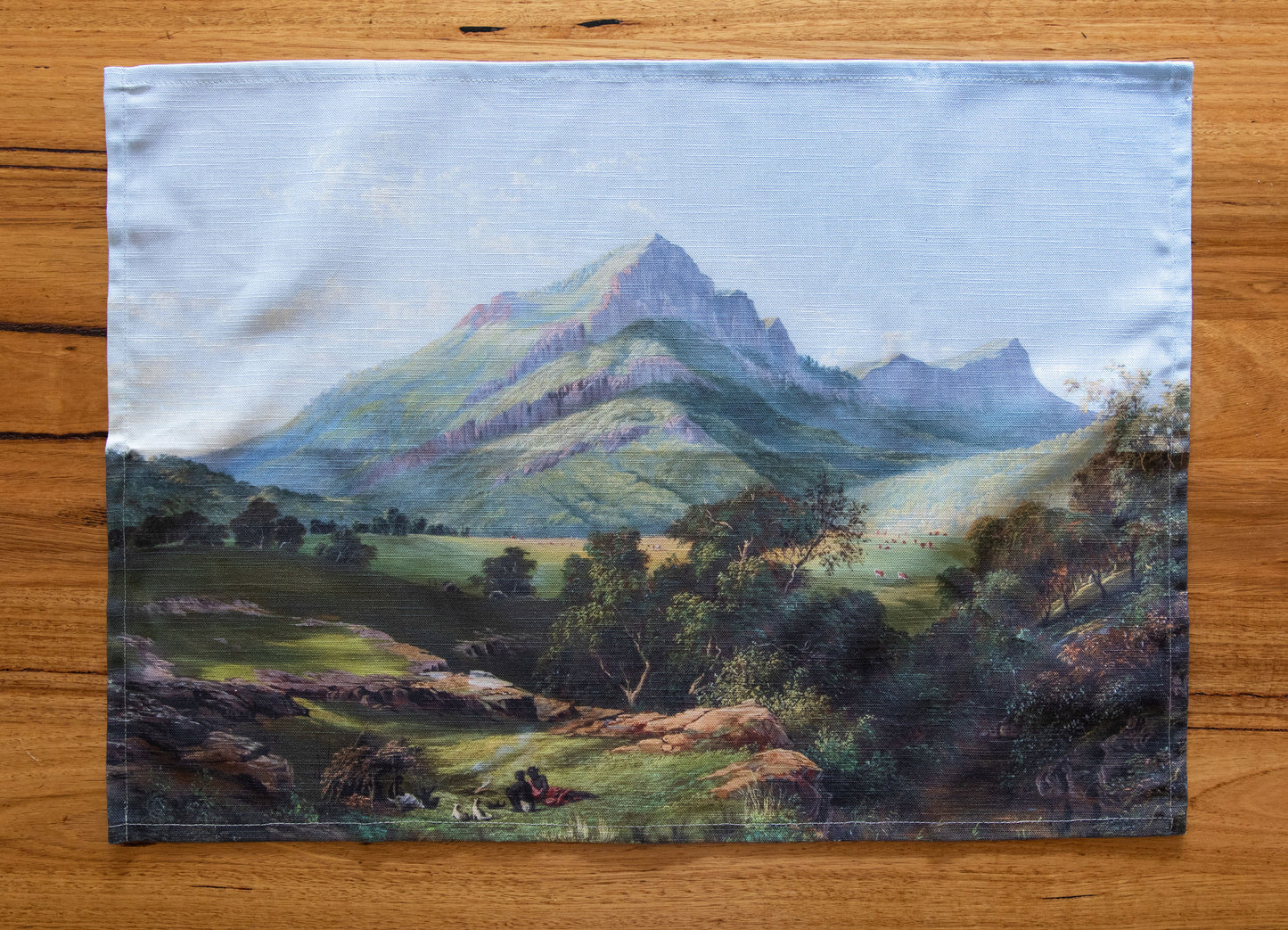 Tea Towels: Nicholas Chevalier - Mt Abrupt, the Grampians