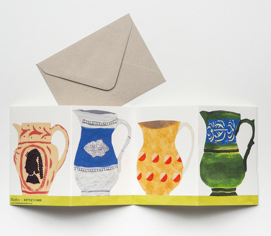 Four Jugs Fold out Card