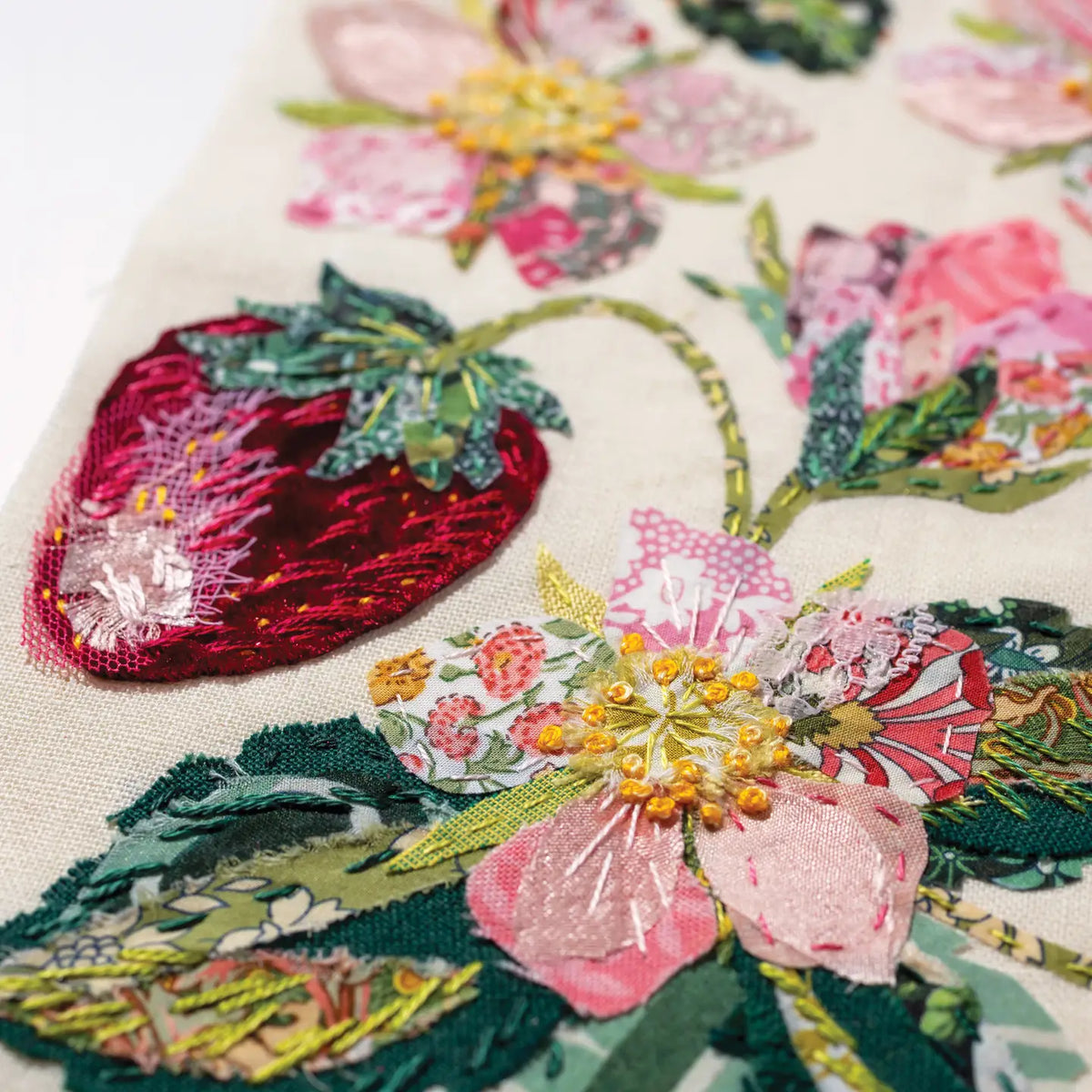 Slow Stitched Strawberry Kit